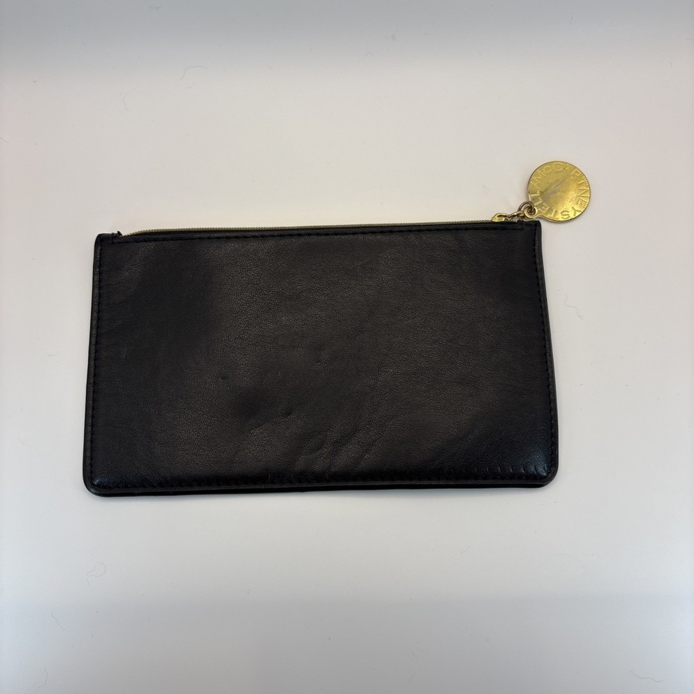 Stella Mccartney Black Gold Eyeglasses Sunglasses Travel Cosmetic Pouch Clutch - Picture 4 of 8